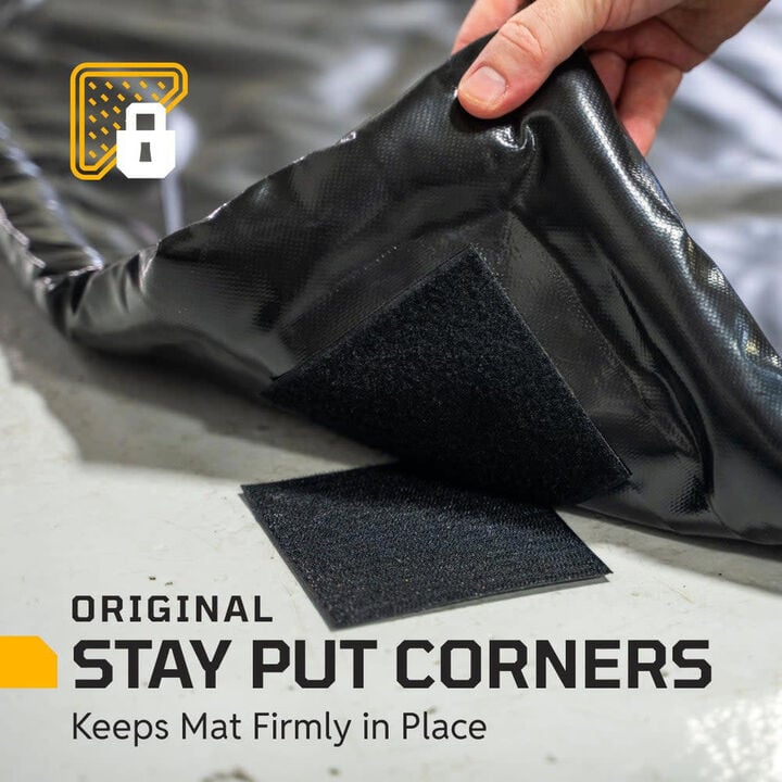 Auto Floor Guard 8 Ft 6 Inch x 20 Ft PVC Garage Containment Mat Black, large image number 4