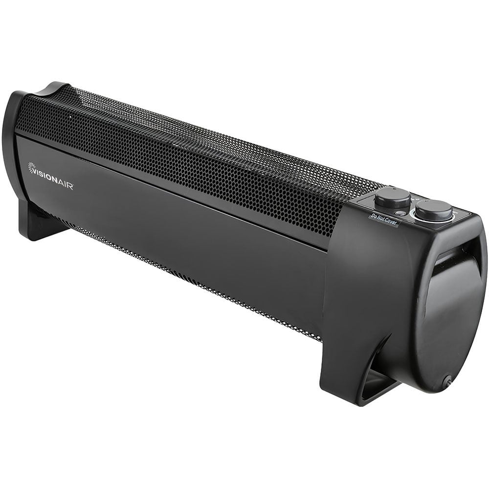 VisionAir 27 In. 750/1500W 5118 Btu 161 Sq-Ft. Convection Baseboard Heater – 1VAHBB27