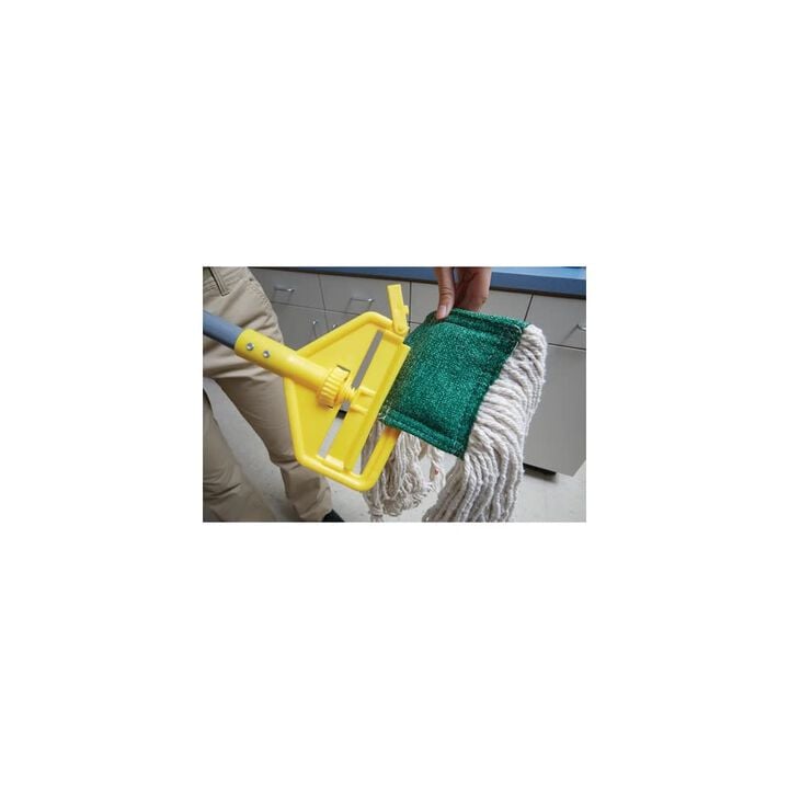 Rubbermaid 60in Gray Fiberglass Side-Gate Wet Mop Handle, large image number 4