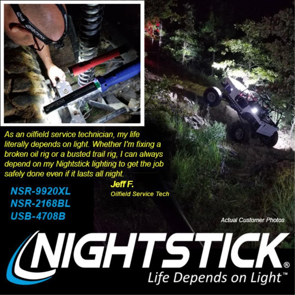 Nightstick Adjustable Beam USB Rechargeable Headlamp, large image number 7