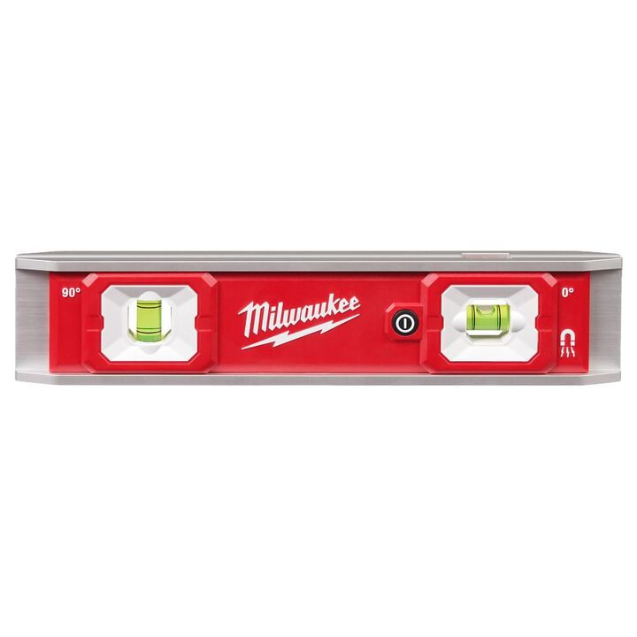 Milwaukee 9 Inch Torpedo Level with Lighted Vials, large image number 0