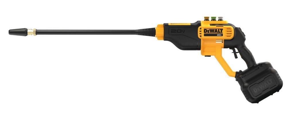 DEWALT 20V Max 550 PSI 1.0 GPM Battery Powered Cold Water Power Cleaner with 4 Spray Nozzles Bare Tool, large image number 3