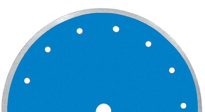Diamond Products TD2B Star Blue 4 Inch Continuous Rim Diamond Blade for Tile, large image number 1