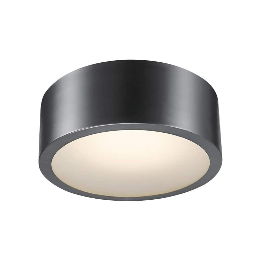 Globe Electric Edinburg Integrated LED Ceiling Light Black Iron – 3008631