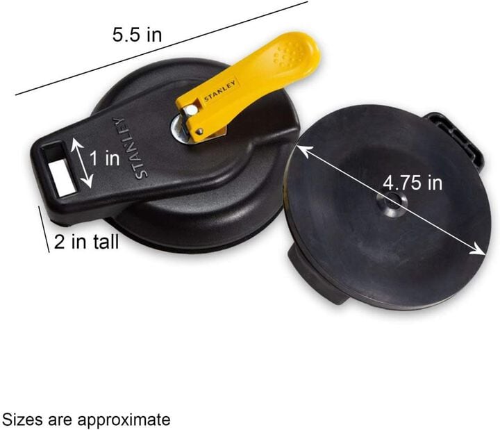 Stanley S4004 Vacuum Suction Cup Heavy Duty 200 lb Weight Support Limit, large image number 4