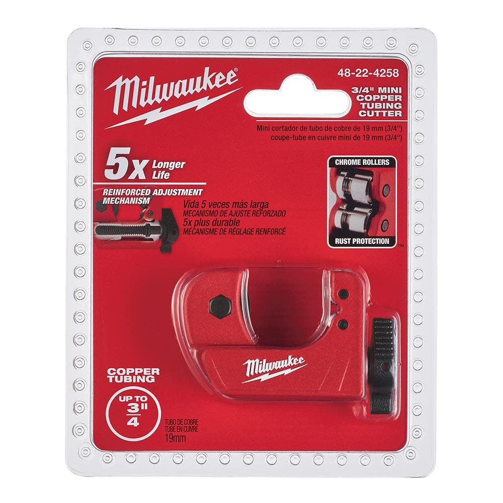 Milwaukee 3/4 in. Mini Copper Tubing Cutter, large image number 1