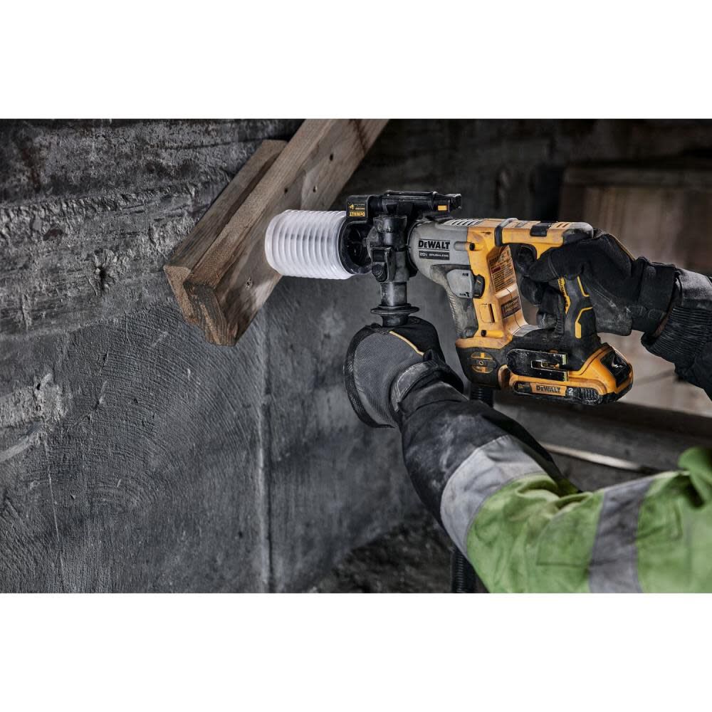 Dewalt 20v sds hammer sales drill with dust extractor