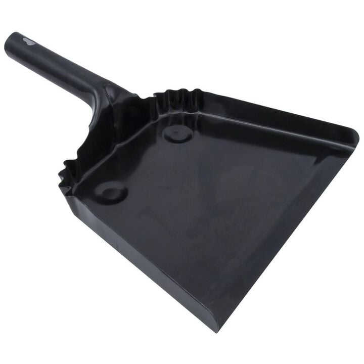 Marshalltown 12 Inch Black Baked Enamel Heavy 20-Gauge Steel Dust Pan, large image number 3