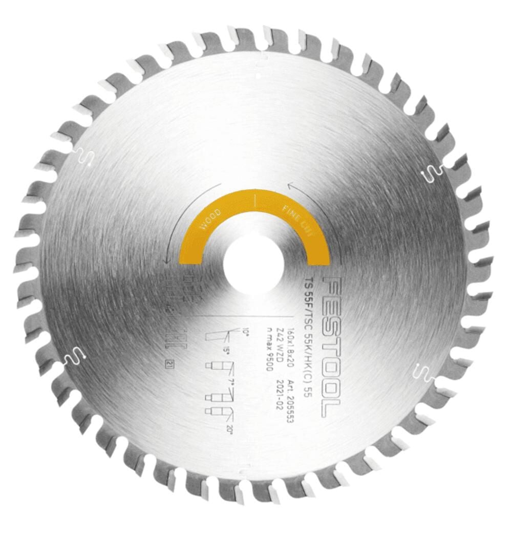 Festool Saw Blade Fine Cut 42 Tooth for TSC 55 K, large image number 1