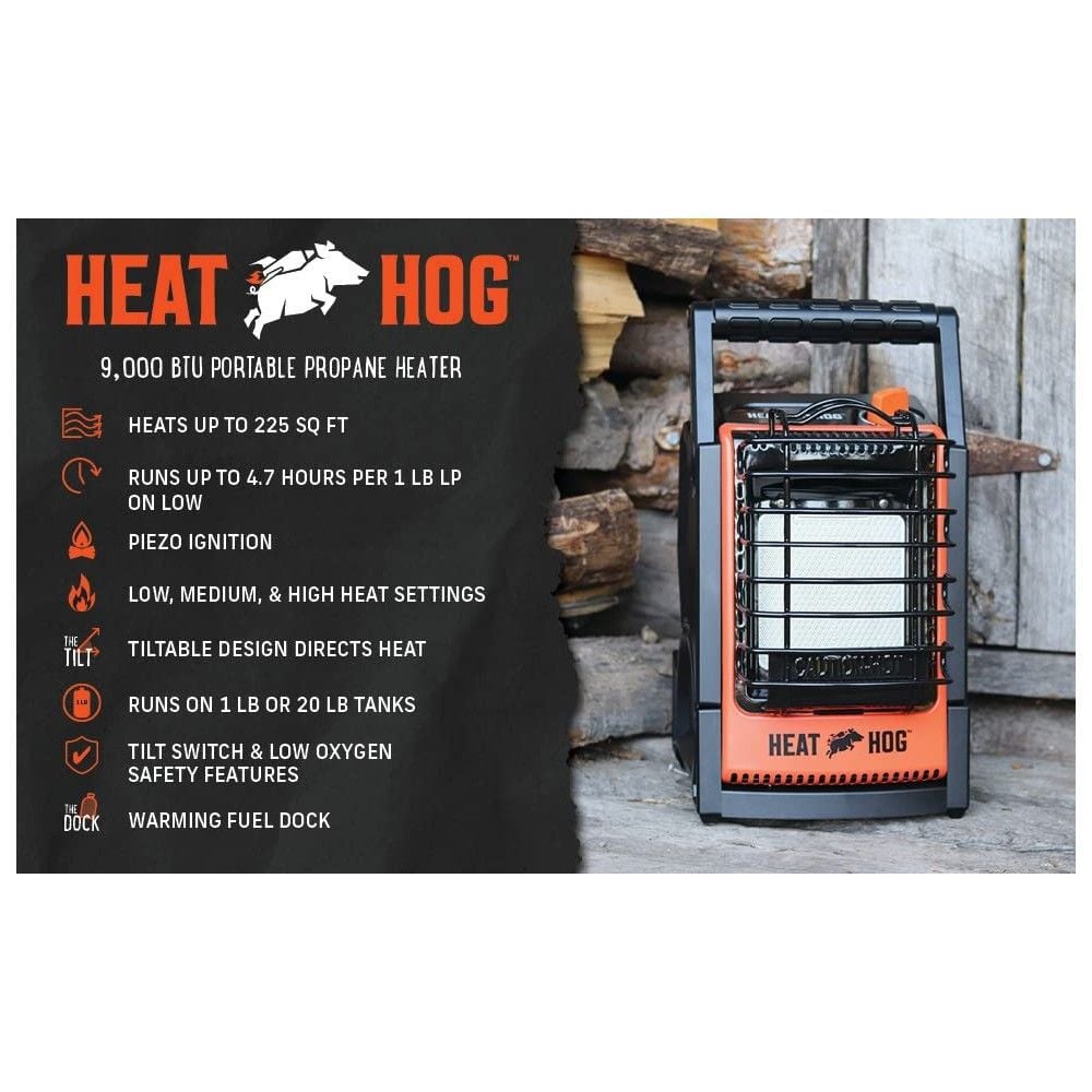 Heat Hog 9000 Btu 225 Sq-Ft. Area Portable Propane Radiant Space Heater, large image number 10