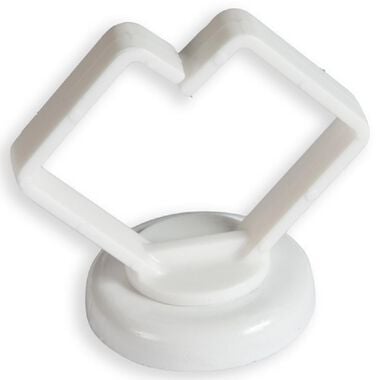 Rack-A-Tiers Mag Daddy Magnetic Cable Holder White 1/2in 10pk