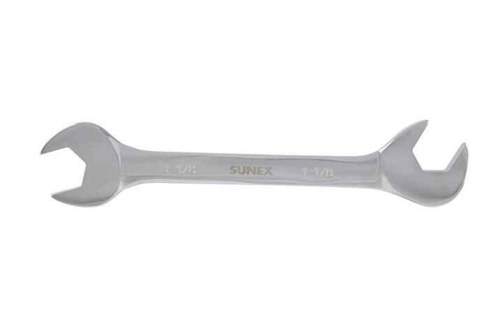 Sunex 1-1/8 Inch Full Polish Angled Head Wrench, large image number 0