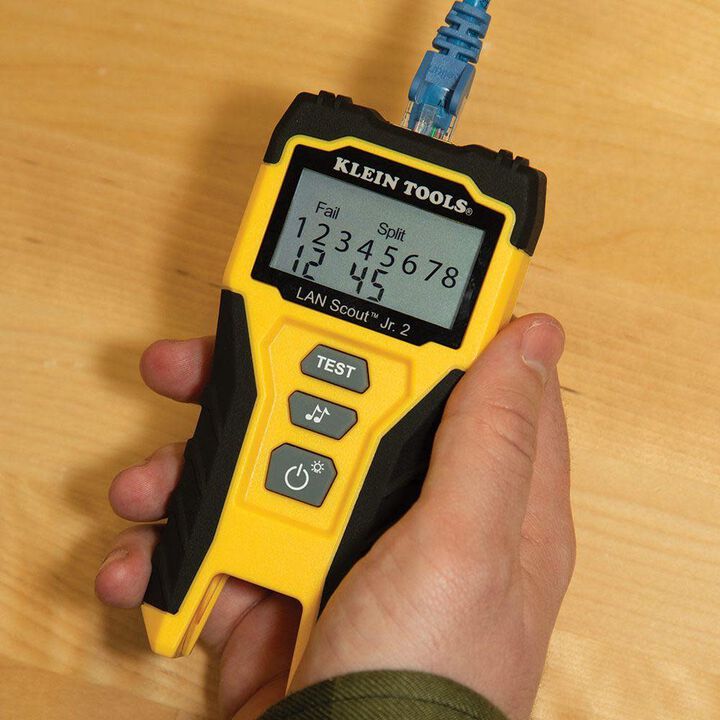 Klein Tools Ethernet Cable Tester Set LAN Scout Jr Cable Tester RJ45 Remote, large image number 6
