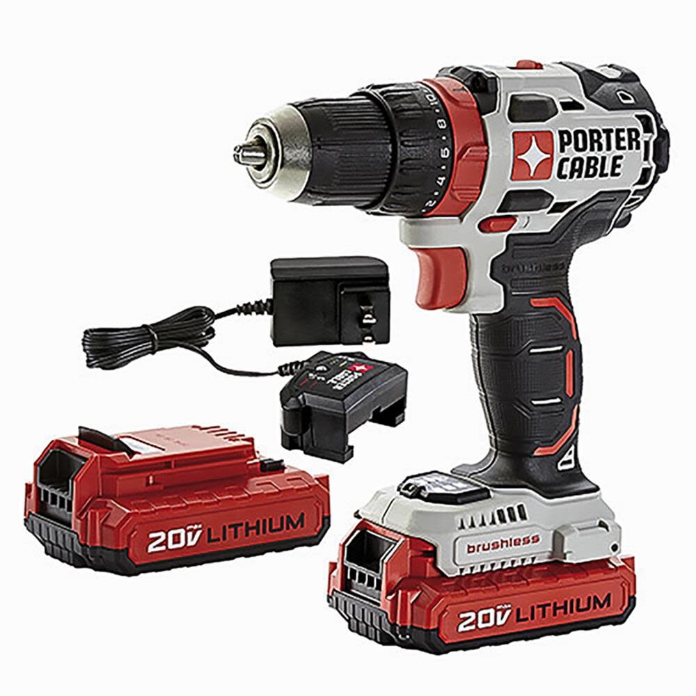 Porter Cable 20V MAX 1/2-in Drill with Battery Kit PCCK607LB from