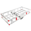 Erickson Mfg 500 lb Capacity Aluminum Hitch Cargo Carrier Basket, 48 Inch x 22 Inch, for 2 Inch Receiver, small image number 1