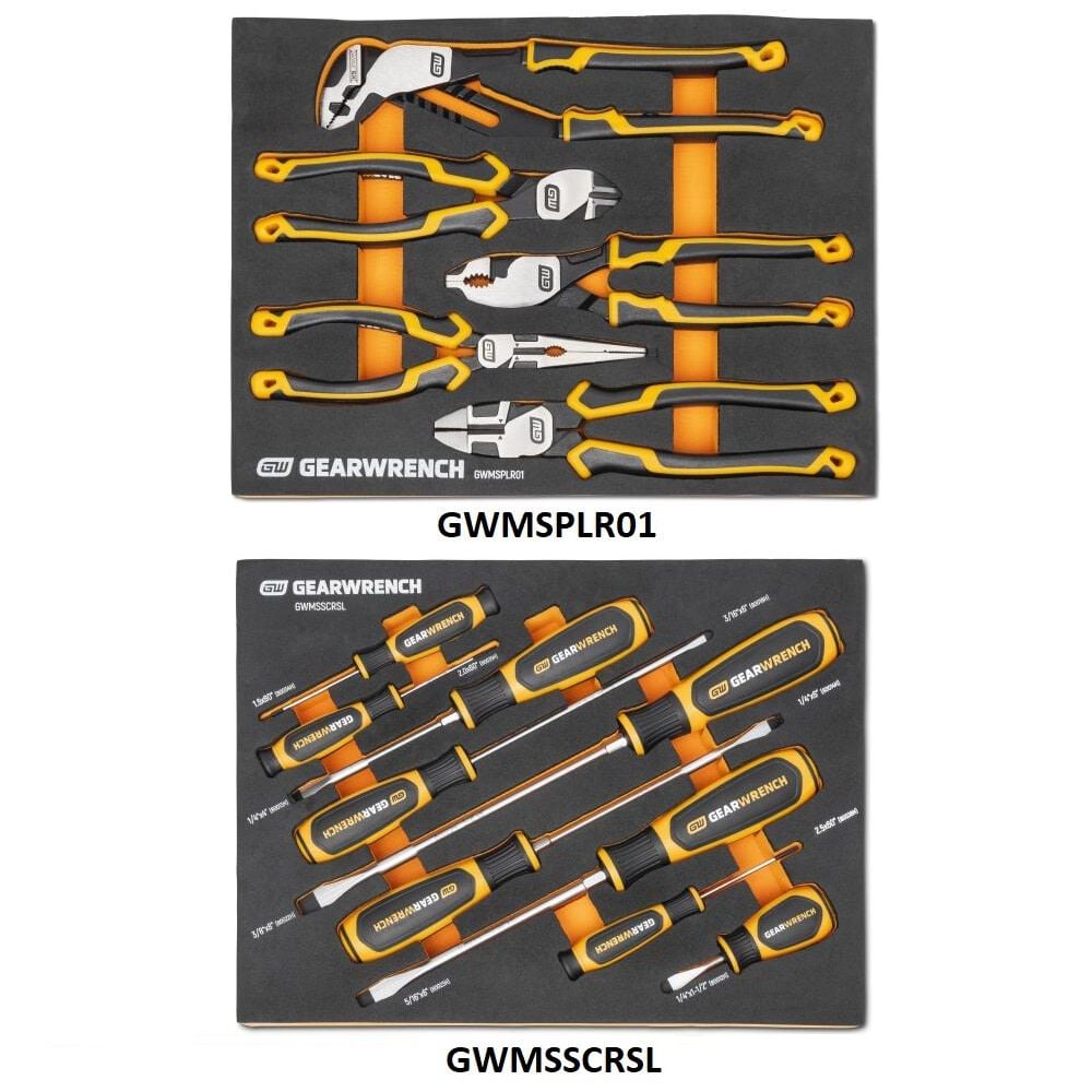 GEARWRENCH Plier and Slotted Screwdriver Set Bundle, large image number 2