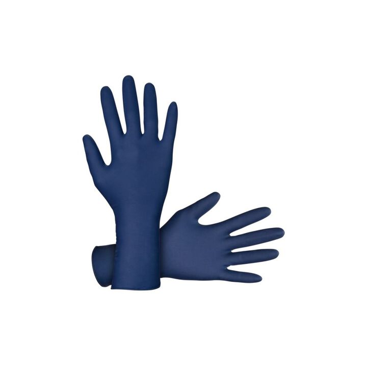 SAS Safety Ultra Thick Disposable Gloves, Blue, Large 50ct