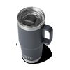 Yeti Rambler 20oz Travel Mug with Stronghold Lid Charcoal, small
