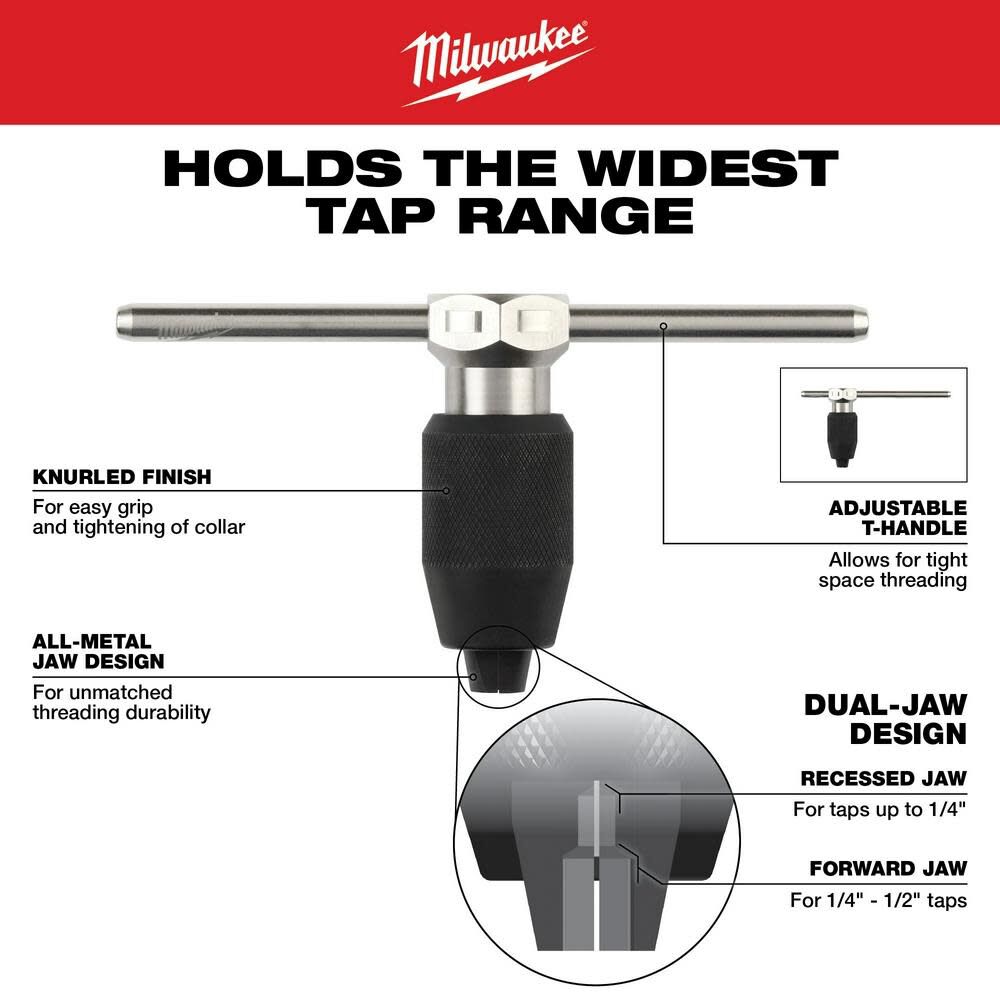 Milwaukee tap hotsell and die set