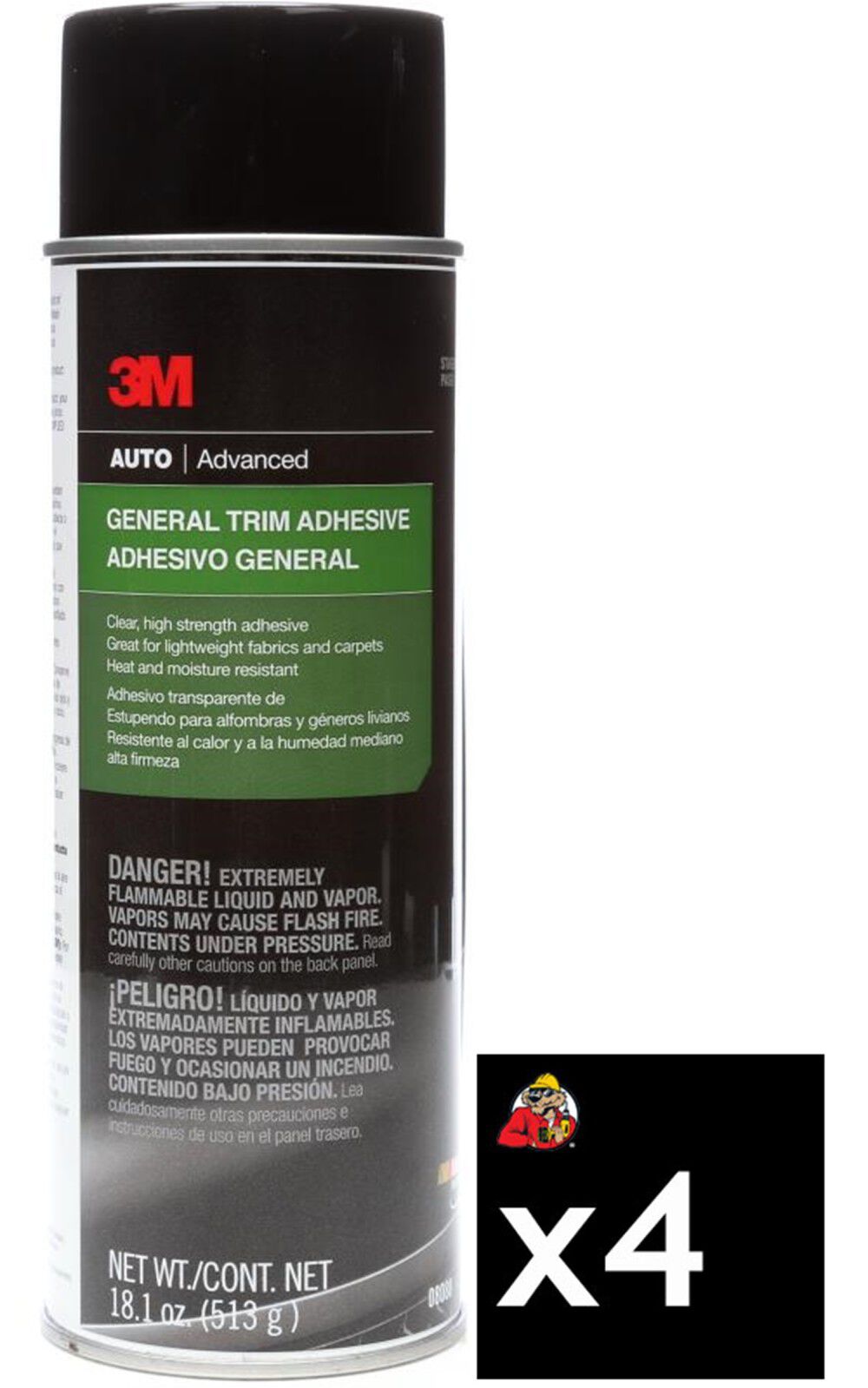 3M General Trim Adhesive 18.1 oz Pack of 4 – ATB000011627