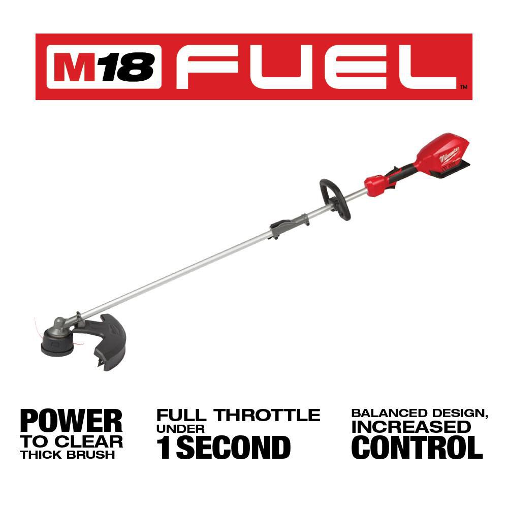 Milwaukee M18 FUEL String Trimmer (Bare Tool) with QUIK LOK Attachment Capability Reconditioned, large image number 2