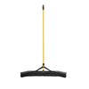Rubbermaid 36in Black Polypropylene Medium Push Broom with Steel Handle, small