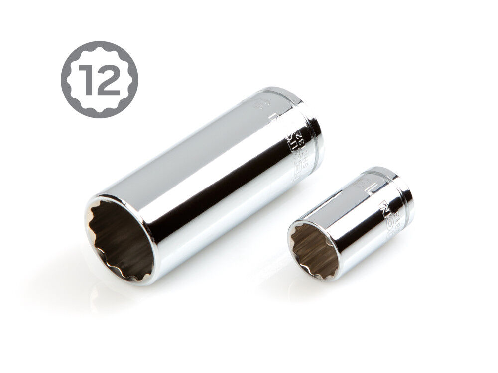 Tekton 3/8 Inch 12 Point Socket and Ratchet Set, Case, 5/16-3/4 in, 8-19 mm, large image number 5
