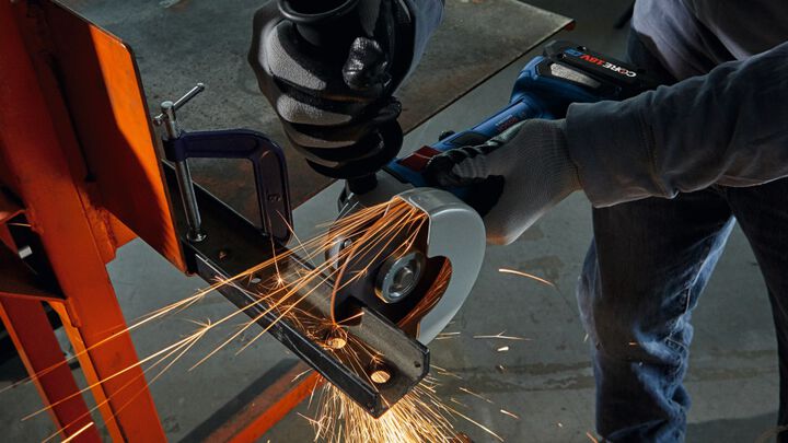 Bosch 18V Angle Grinder Kit 4-1/2 Inch Reconditioned, large image number 5