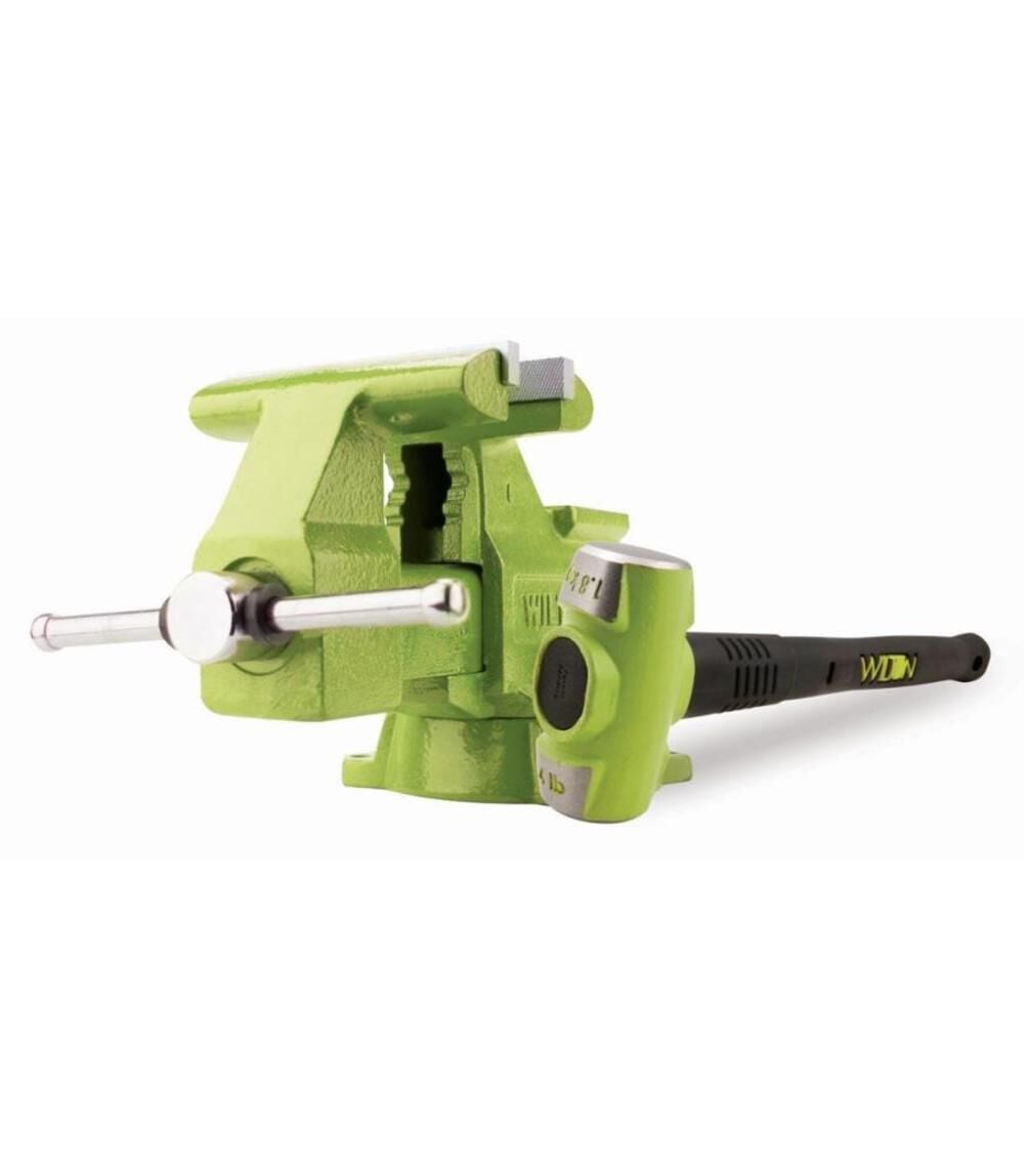 Wilton 6 1/2in Utility Vise with 4Lb BASH Sledge Hammer, large image number 1