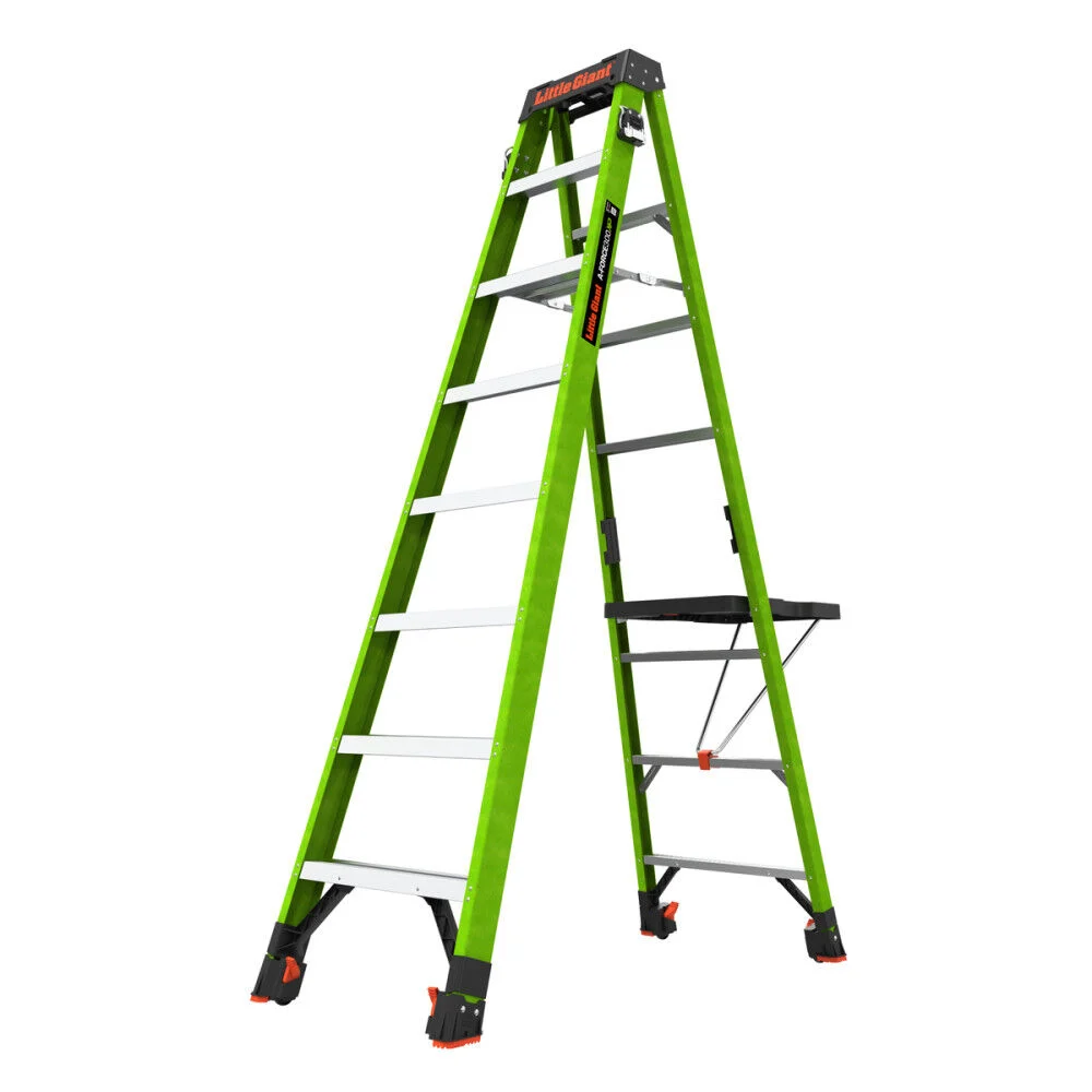 Little Giant Safety A-Force 300XP M8 ANSI Type IA 300 Lbs 8 Ft Pro-Grade Step Ladder, large image number 1
