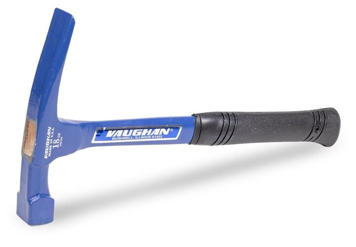 Vaughan 18 Oz Bricklayer Hammer with Steel Handle, large image number 1