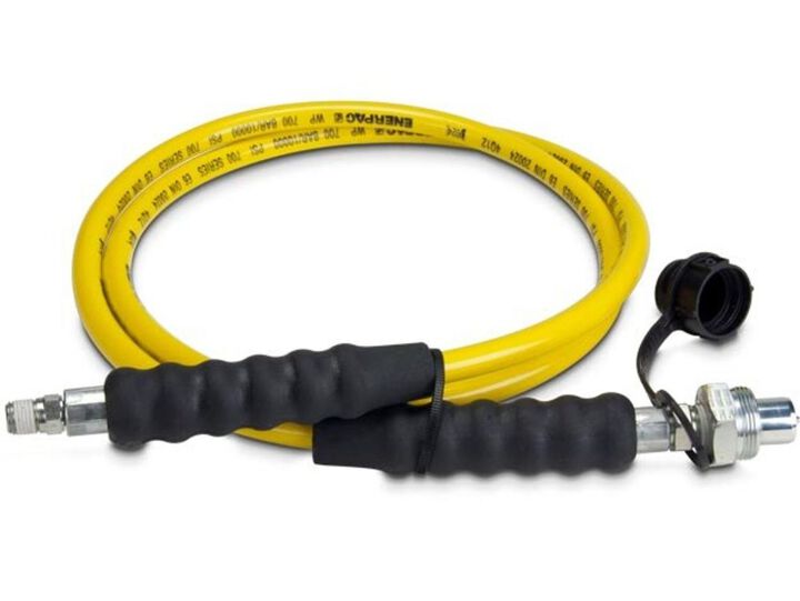 Enerpac H700 Hydraulic Hose 0.25 Inch ID 6 Ft NPT x CH604, large image number 1