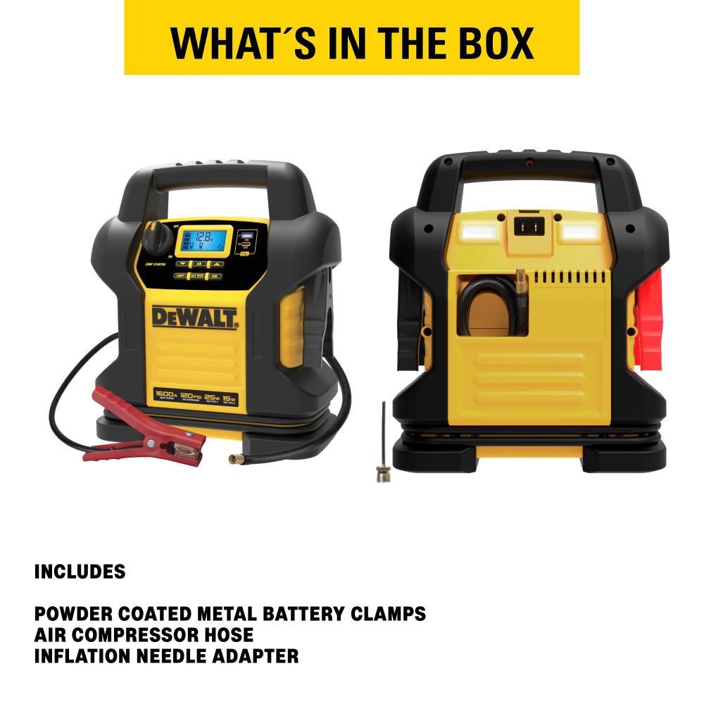 DEWALT 1600 Peak Amp Jump Starter and Power Station, large image number 3