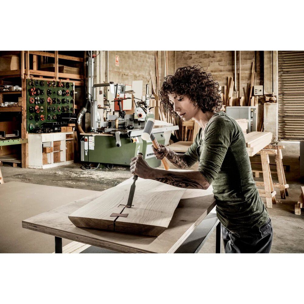 Halder Inc Supercraft D50 mm Nylon Head Soft-Face Mallet with Hickory Handle, large image number 10