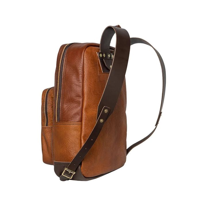 Duluth Pack Brown Bison Leather Standard Backpack, large image number 7