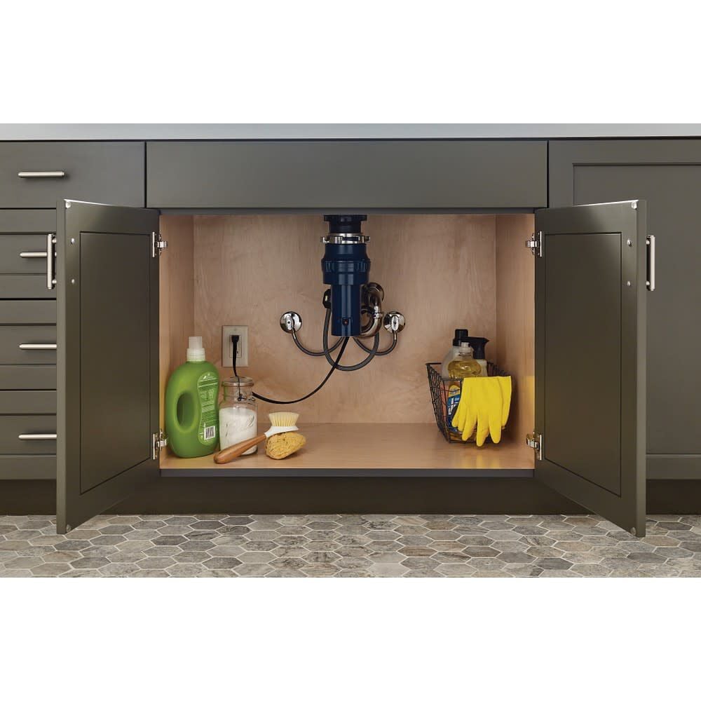 Whirlaway Garbage Disposal with Power Cord 1/3HP Continuous Feed 191PC