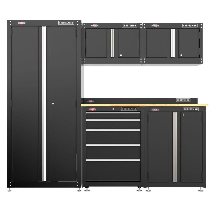 CRAFTSMAN S2000 Series 48 Inch Wide Floor Cabinet, Black, large image number 7