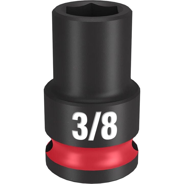Milwaukee Impact Socket 3/8in Drive 3/8in Standard 6 Point, large image number 0