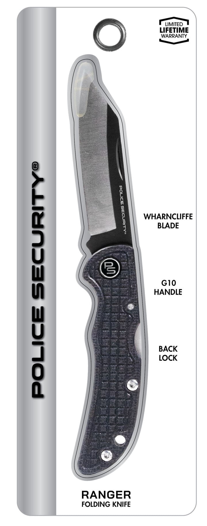 Police Security Ranger Wharncliffe Folding Knife, large image number 1