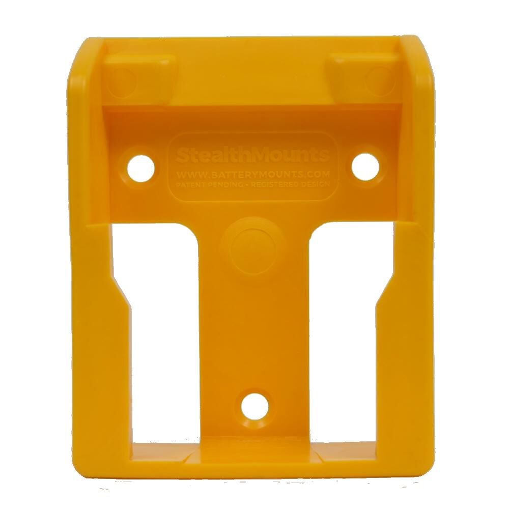 Stealthmounts Battery Mount DEWALT XR 20V 60V Yellow 6 Pack – BM-DW20-YLW-6