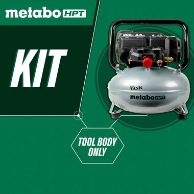 Metabo HPT The Tank 6 Gallon 200 PSI Job Site Compressor, large image number 4