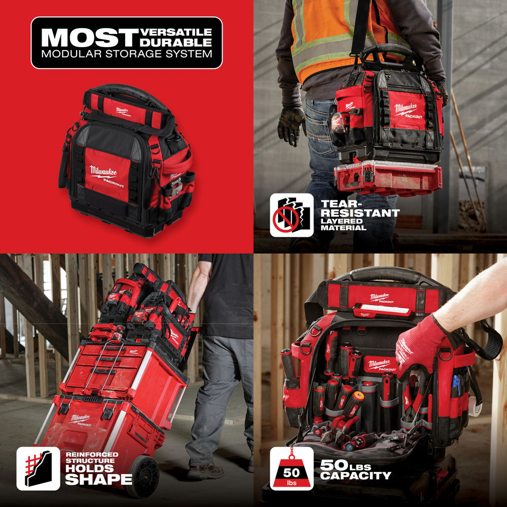 Milwaukee PACKOUT 15 in Structured Tool Bag, large image number 6