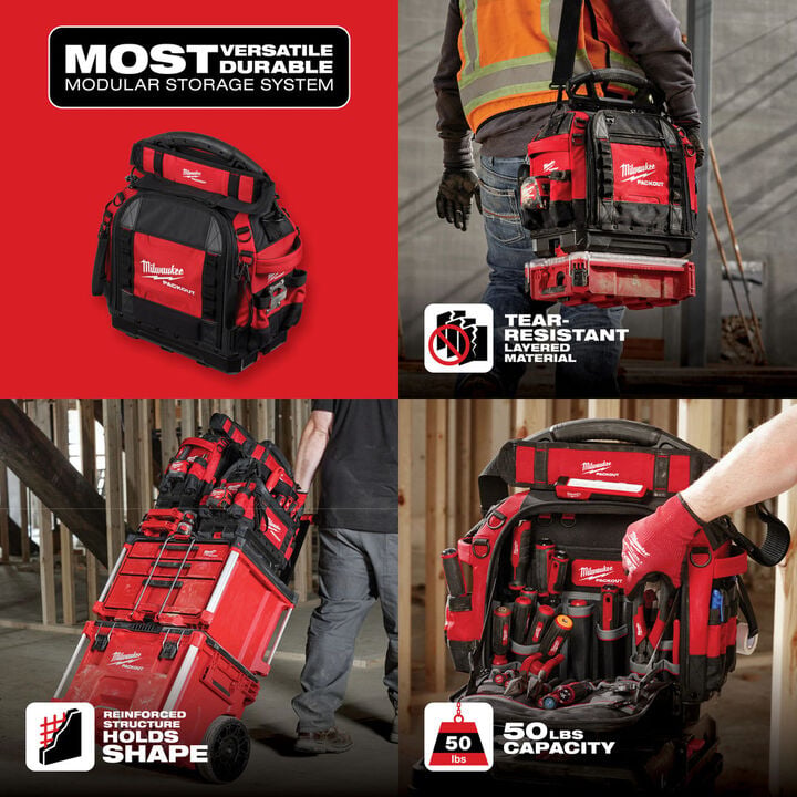 Milwaukee PACKOUT 15 in Structured Tool Bag, large image number 5