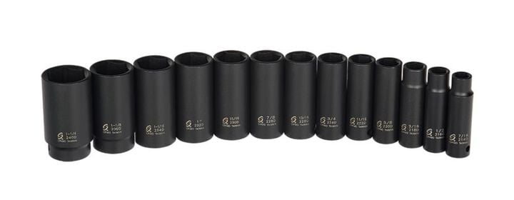 Sunex 13 pc. 1/2 In. Drive SAE Deep Impact Socket Set, large image number 6