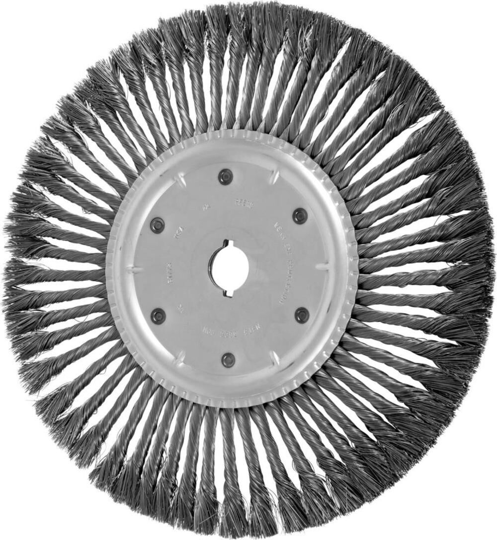 Pferd 15in Standard Twist Knot Wheel .016 CS Wire 1 1/4in AH, large image number 1