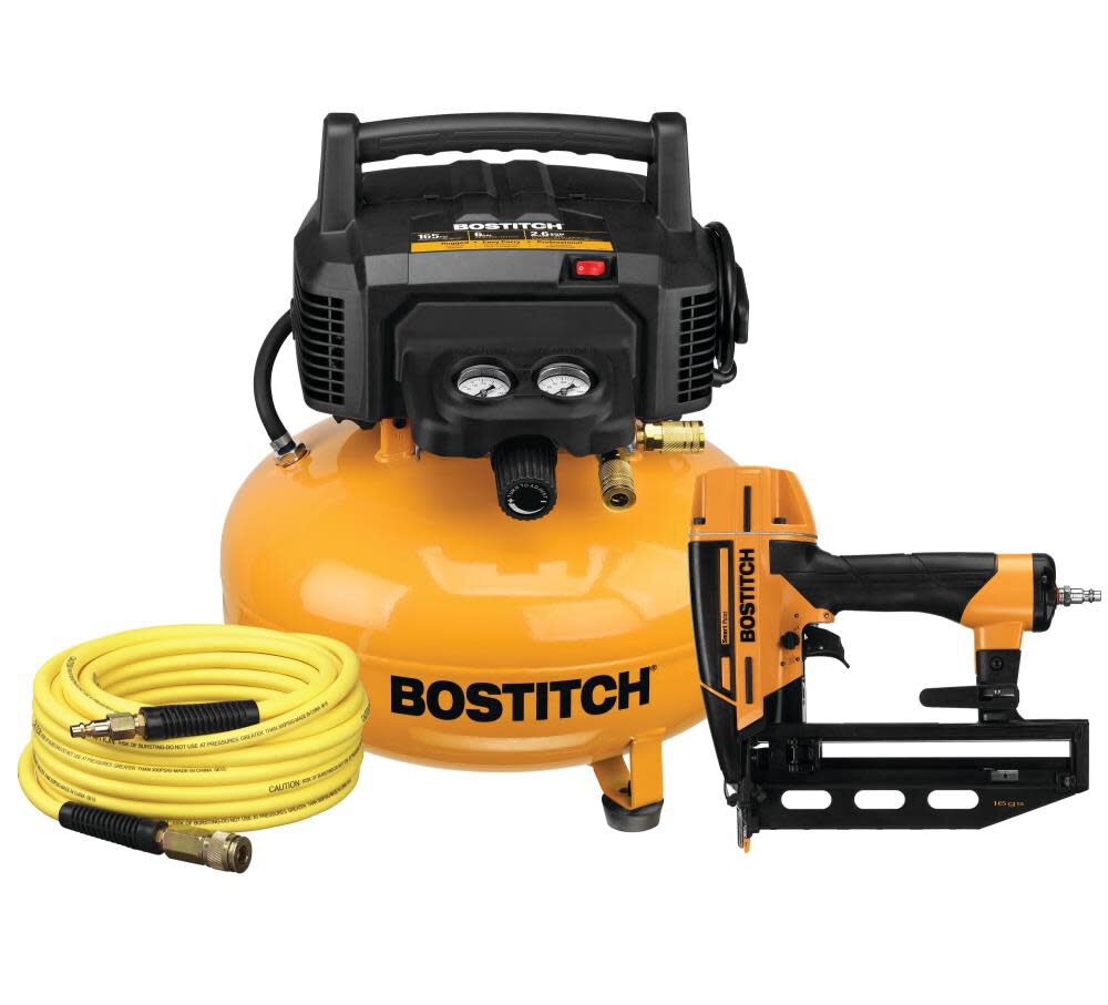 Bostitch Premium Compressor Nailer Combo Kit BTFP1KIT16SP Acme Tools