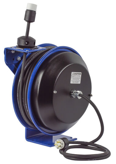 Coxreels Spring Driven Cord Reel Sin gle Industrial Rec 16GA x 50', large image number 4
