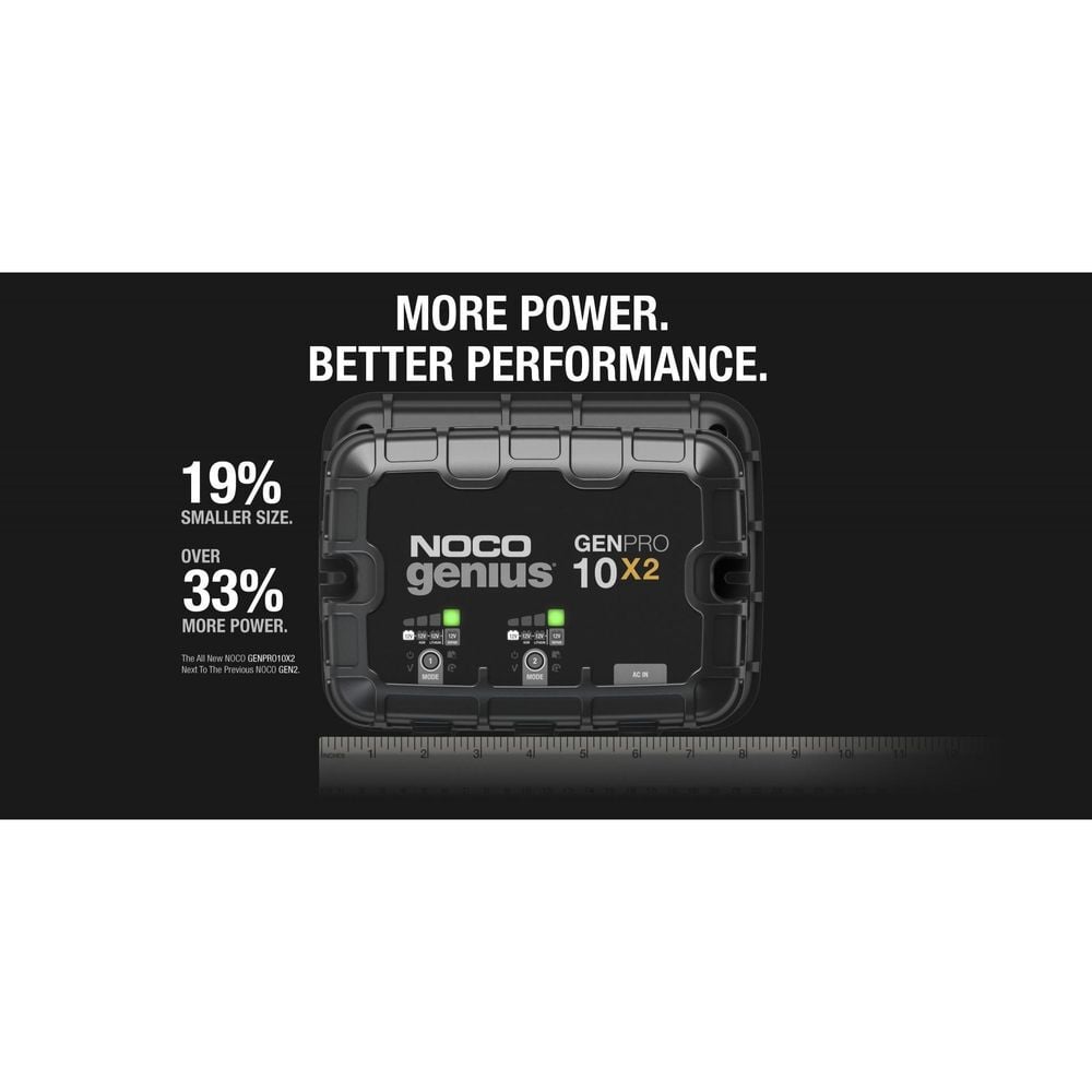 Noco Battery Charger 12V 20A Fully Automatic 2 Bank On Board, large image number 3