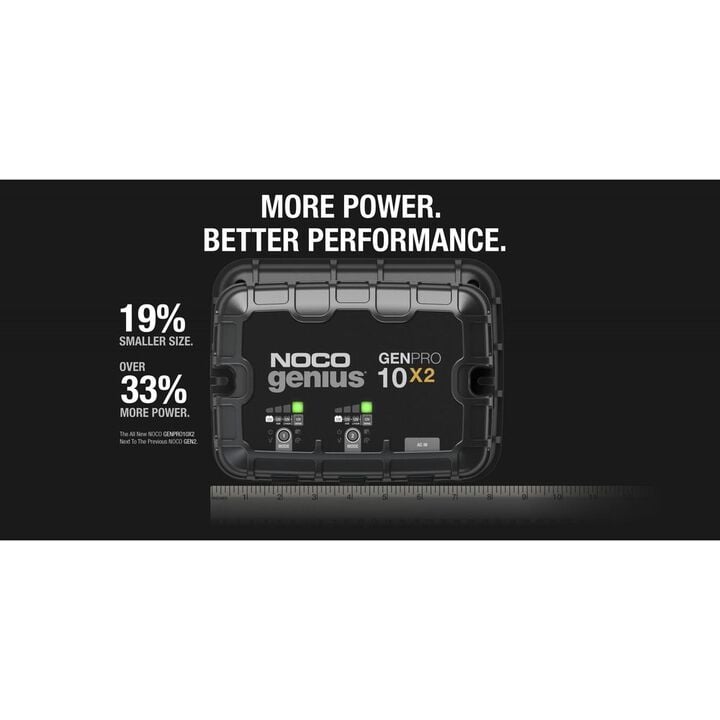 Noco Battery Charger 12V 20A Fully Automatic 2 Bank On Board, large image number 2