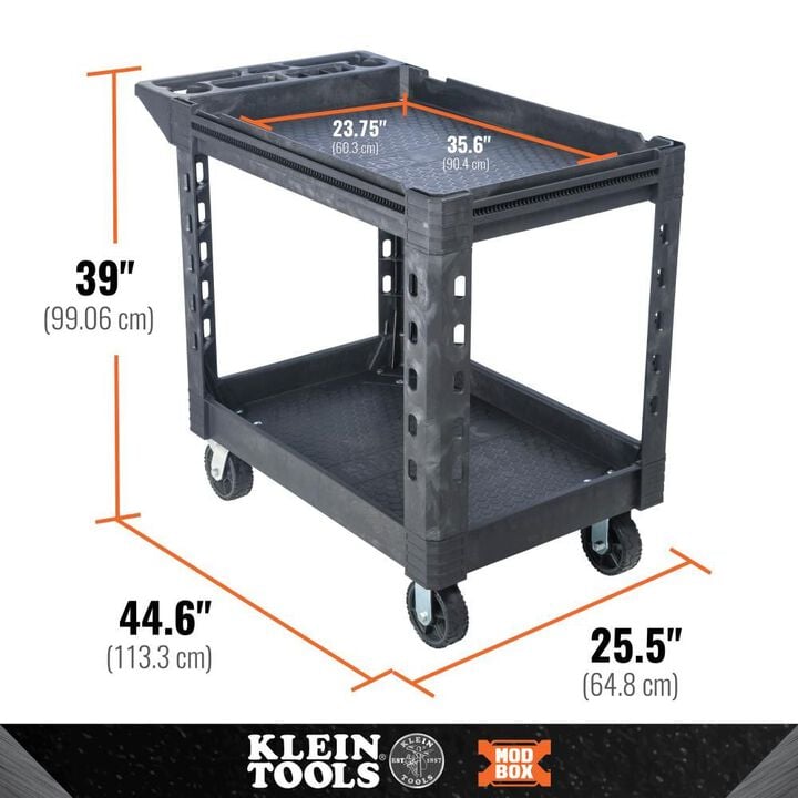 Klein Tools Utility Cart Caster Wheel Set, 6", large image number 4